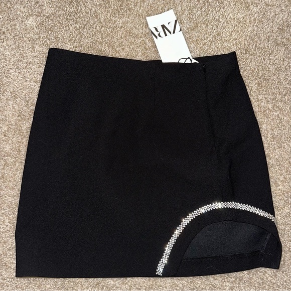 ZARA Bloggers Fav Jewel Trim Skirt - Picture 11 of 16